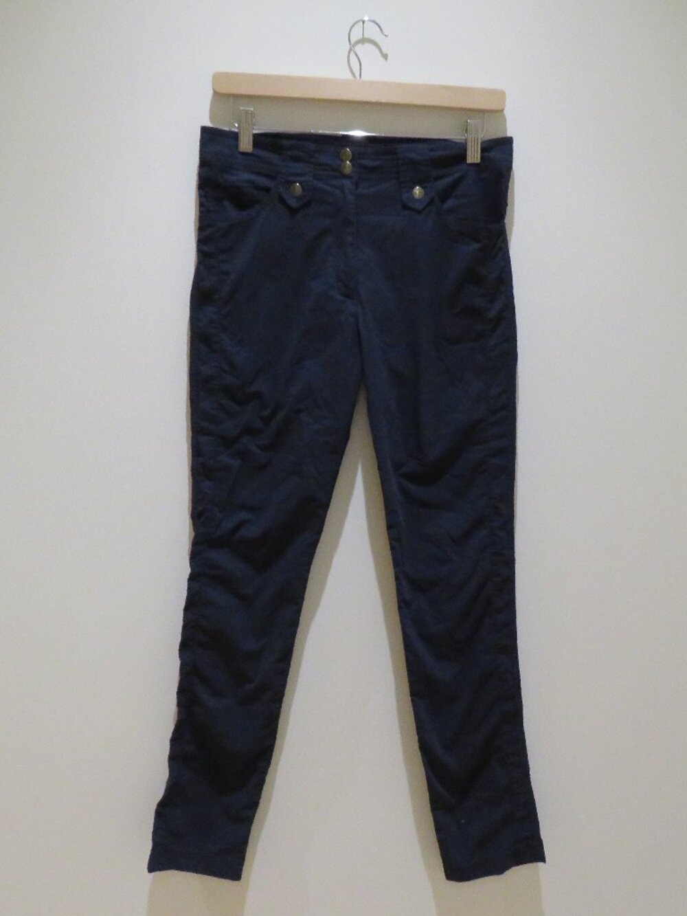 ANATOMIE The Skyler Travel Pants Navy Size Medium Utility Comfort Straight Leg - Picture 2 of 11